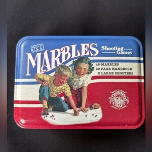 Channel Craft Marbles Shooting Game in Tin Box - NEW SEALED